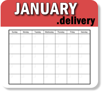 www.january.delivery, pre-ordered for delivery in January, a corporate monthly domain name for a global, corporate spreadsheet delivery schedule for sale via the NextWorkingDay™ portfolio